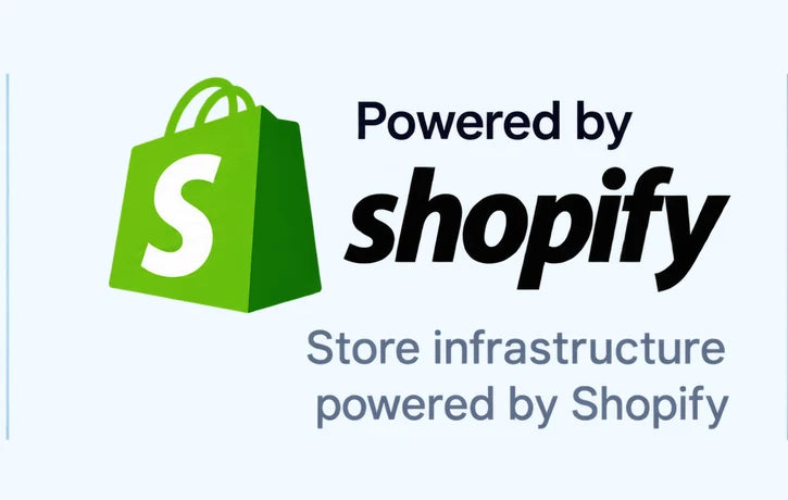 Powered by Shopify — Store infrastructure powered by Shopify